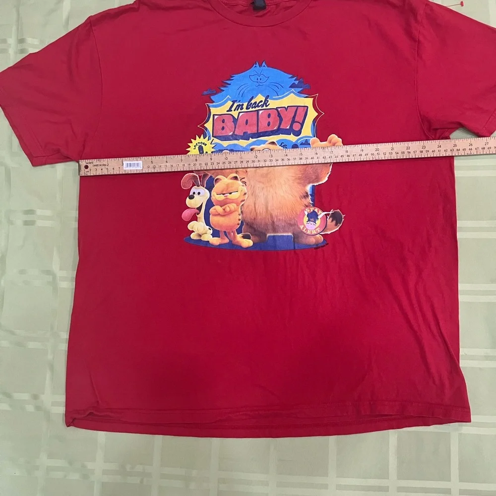 The Garfield Movie Unisex  Graphic‎ T-Shirt with Cartoon Print 2XL